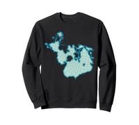 Mapa del mundo según Fish Sudadera