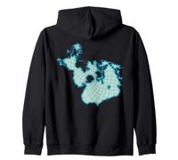 Mapa del mundo según Fish Sudadera con Capucha