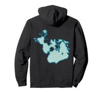Mapa del mundo según Fish Sudadera con Capucha