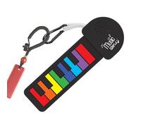 Mapa del Teclado enrollado - 8.54x5.2x0,79 Pulgadas | Piano Plegable Eléctrico | Handchain - Instrumentos Musicales de Viajes, Escuela, Actividades al Aire Libre, Casa, Parque