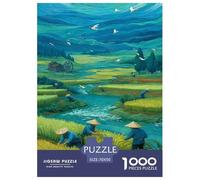 Mapa del Trabajo Rural Puzzles Imposible,desafío for Adults Interesante Entretenimiento Creativo 1000 Piezas Obra De Arte De Juego De para Adultos Y Niños A Partir De 12 Años 70x50cm/1000pcs