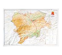 Mapa en relieve Albacete. Escala 1:520.000, 45x32 cm