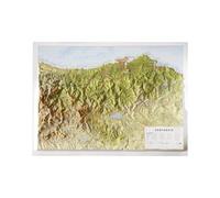 Mapa en relieve Cantabria. Escala 1:240.000, 65x45 cm