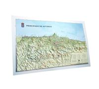 Mapa en relieve de Asturias 45 x 32 cm