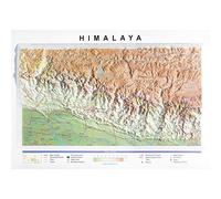 Mapa en relieve Himalaya. Escala 1:500.000, 42x29 cm
