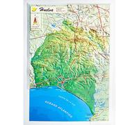 Mapa en relieve Huelva. Escala 1:650.000, 21x31 cm