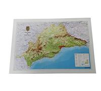 Mapa en relieve Málaga. Escala 1:300.000, 65x45 cm