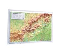 Mapa en relieve Sierra de Guadarrama. Escala 1:250.000, 45x32 cm
