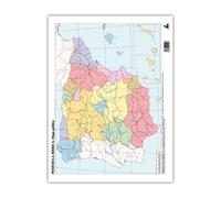 MAPA ESPAÑA MUDO POLITICO PAQUETE 50 UNIDADES