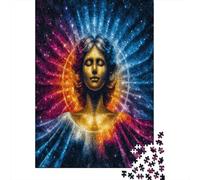 Mapa Estelar Circular Símbolos del Zodiaco y Planetas 38x26cm/1000pcs Puzzle Adecuado para Adultos Y Multitud Mayores De 14 Años