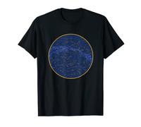 Mapa Estelar I Planetas Aterrizaje En La Luna Universo Camiseta
