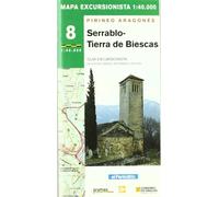 Mapa excursionista 1:40000. Serrablo - Tierra de Biescas