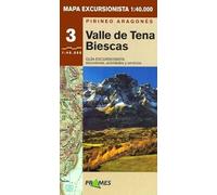 Mapa Excursionista Valle De Tena-biescas