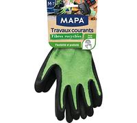 Mapa - Guantes de jardinería multiusos de fibras recicladas, flexibles y resistentes, talla M