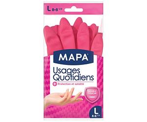Mapa - Guantes de látex - Uso cotidiano - Juego de 3