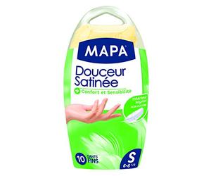 Mapa - Guantes látex - Douceur satinado X 10 - Lote de 2