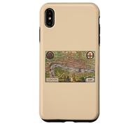 Mapa histórico de Londres Inglaterra City 1598 Recuerdo Antiguo Carcasa para iPhone XS MAX