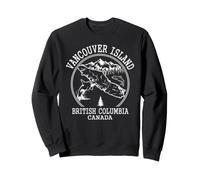 Mapa - Isla de Vancouver Columbia Británica Orca Sudadera
