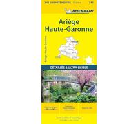 MAPA LOCAL ARIEGE, HAUTE-GARONNE 2024: Straßen- und Tourismuskarte 1:150.000: 343
