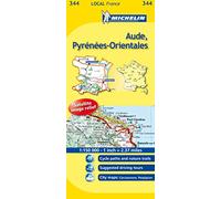 Mapa Local Aude, Pyrénées-Orientales: No. 344 (Mapas Local Michelin)