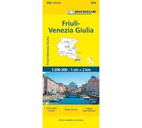 Mapa Local Friuli-Venezia Giulia: 1 : 200 000: 356 (Mapas Local Michelin)
