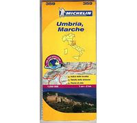 Mapa Local Italia. Umbria E Marche