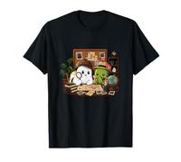 Mapa Misterioso de resolución de Fantasmas y Cactus Kawaii Camiseta