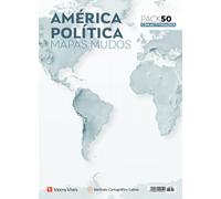 MAPA MUDO AMERICA POLITICA+ACT PACK 50 UNID. (LAMINAS MAPAS MUDOS)