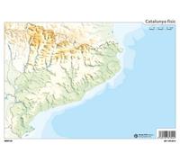 Mapa mudo catalunya fisico
