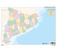 Mapa Mudo Erik Color Politico Catalunya (Set de 50)