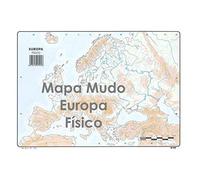 Mapa Mudo Europa Físico A4 (10 ud.)