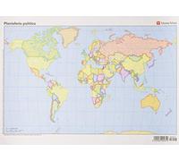 MAPA MUDO PLANISFERIO POLITICO COLOR N.E - 8429962004819 (LAMINAS MAPAS MUDOS)