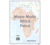 Mapa Mudo SELVI Físico Din-A4 Modelo África