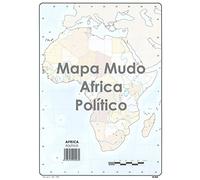 Mapa Mudo SELVI Color Din-A4 África Político, Caja x50