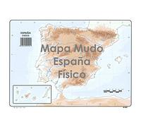 Mapa Mudo SELVI Color Din-A4 España Físico, Caja x50