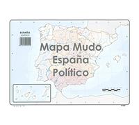 Mapa Mudo SELVI Político Din-A4 Modelo España