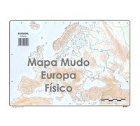 Mapa Mudo SELVI Color Din-A4 Europa Físico, Caja x50