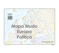 Mapa Mudo SELVI Político Din-A4 Modelo Europa