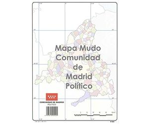 Mapa Mudo SELVI Color Din-A4 Madrid Político, Caja x50