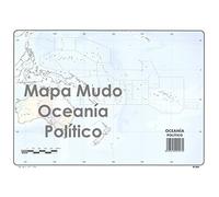 Mapa Mudo SELVI Político Din-A4 Modelo Oceanía