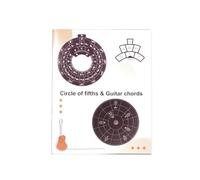 Mapa musical de 6 cuerdas, libro de tapa blanda para principiantes, acordes de guitarra, libro de instrucciones, tabla de escala, tabla de escalas de acordes de práctica de guitarra acústica, tabla de