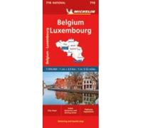 Mapa National Belgium & Luxembourg (11716): Straßen- und Tourismuskarte 1: 350 000: 716
