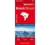 Mapa National Bresil / Brazil (11764): Straßen- und Tourismuskarte 1:3.850.000