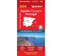 MAPA NATIONAL ESPA?A, PORTUGAL ALTA RESISTENC 2024: wegenkaart Schaal 1 : 1.000.000