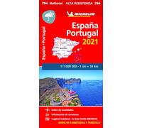 Mapa National España - Portugal 2021 "Alta Resistencia": Maps (Mapas National Michelin)