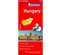 Mapa National Hungary: Map (Mapas National Michelin)