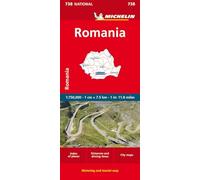 Mapa National Romania (11738): Straßen- und Tourismuskarte 1:750.000: 738