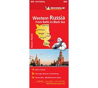 Mapa National Rusia Oeste - Del Baltico al Mar Negro: Map (Mapas National Michelin)