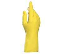 Mapa Par de Guantes Domésticos, Talla 7, Látex, Amarillo, 12x31x1 cm