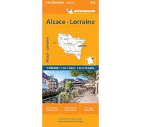 Mapa Regional Alsace, Lorraine (10516)